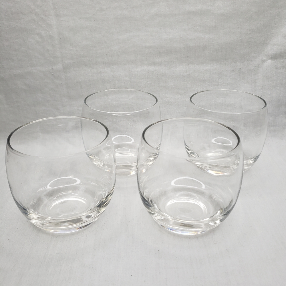 Four MCM Roly Poly Cocktail Glasses